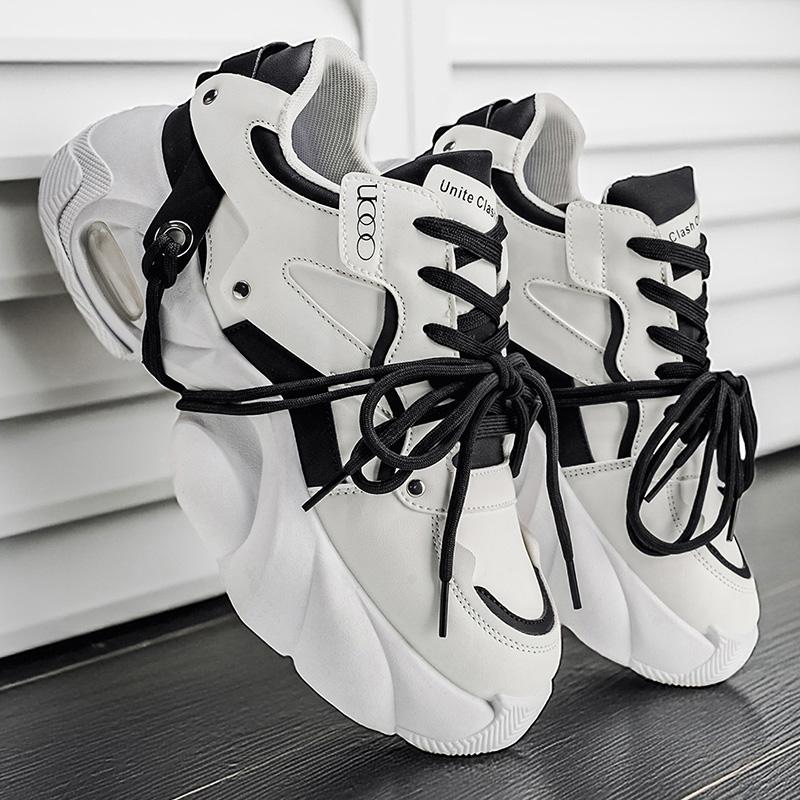 Men's shoes casual sports shoes platform dragon fruit dad shoes