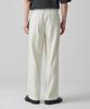 Musinsa Standard Reverse Two-Tuck Semi-Balloon Hidden Banding Slacks [Cream]