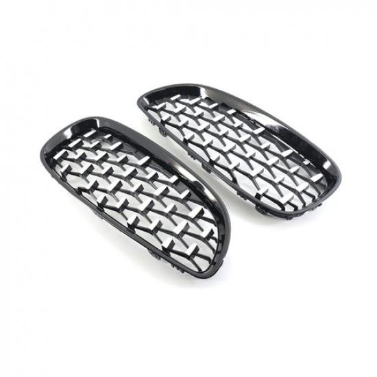 Diamond Style Front Bumper Kidney Grilles For BMW E89 Z4 2009-2016