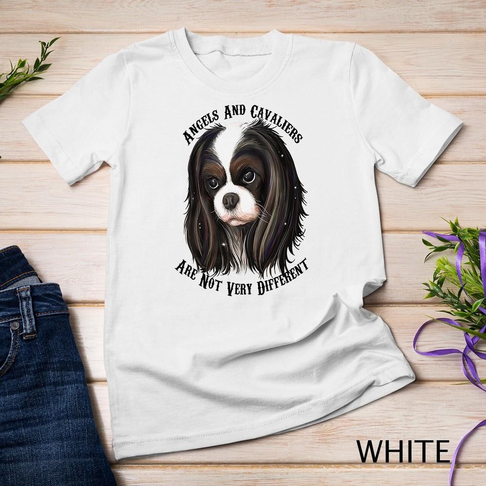 Cavalier King Charles Spaniel Tricolor Shirt Premium Unisex T-shirt