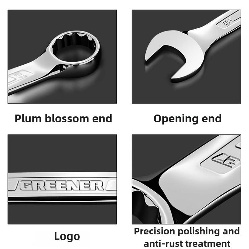 Dual-purpose Wrench Multi-functional Lengthened Spanner Mechanic Automobile Repair Disassembly Wrench Portable Manual Tools
