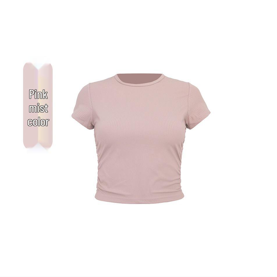 

Lulu Women s Ribbed Quick-Dry Slim Fit Yoga T-Shirt M (Size 4)