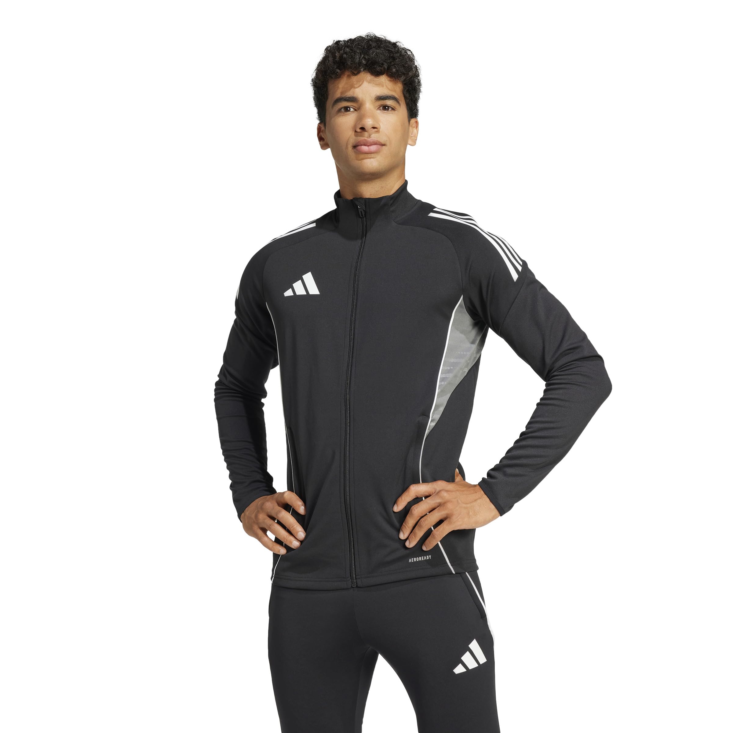 

Adidas Tiro 25 Competition Training Soccer Jersey in Grey Men s (JSJ91) Black/Team (IW0408)