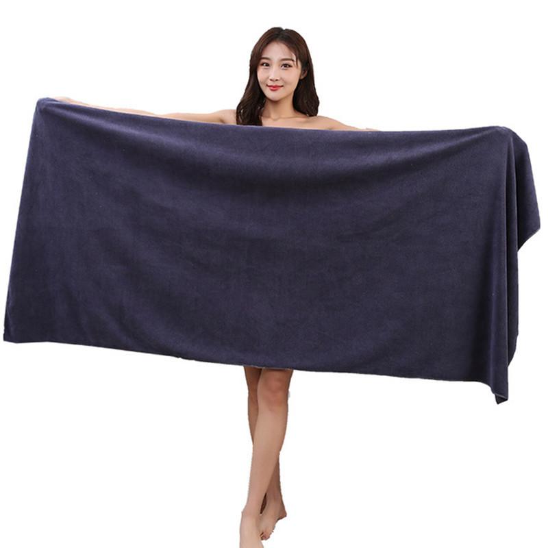 Thickened Ultrafine Fiber Bath Towel, Large Bath Towel, Ultrafine Aquatic Product, Textile Fiber, Strong Water Absorption and