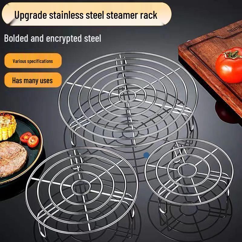 Newcomer Offer: Stainless Steel Steaming Rack and Dish Support for Home
