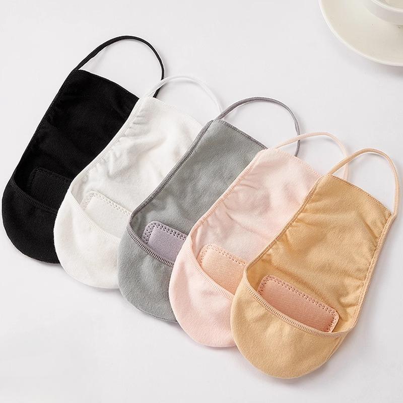 Women's Suspender Boat Socks High Heels Socks Cotton Shallow Summer Thin Forefoot Cotton Pad Socks