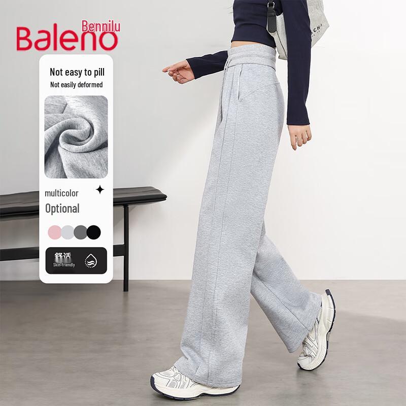 

Baleno Women s 2025 Autumn High-Waist Wide-Leg Casual Pants M