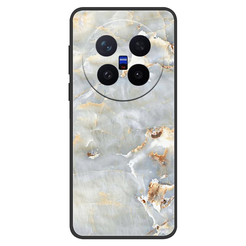 For VIVO X300 Pro Case Marble Painted Soft Matte Silicone Back Cover For Vivo X300 Full Protective Phone Shell X 300 X300 PRO