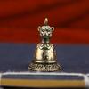 Brass Chinese 12 Zodiac Animals Heads Bell Keychain Pendants Jewelry Vintage Copper Feng Shui Car Key Chain Hanging Keyring Gift