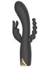 Very Powerful Triple Stimulation Vibrator Black USB Ws Nv062 Blk