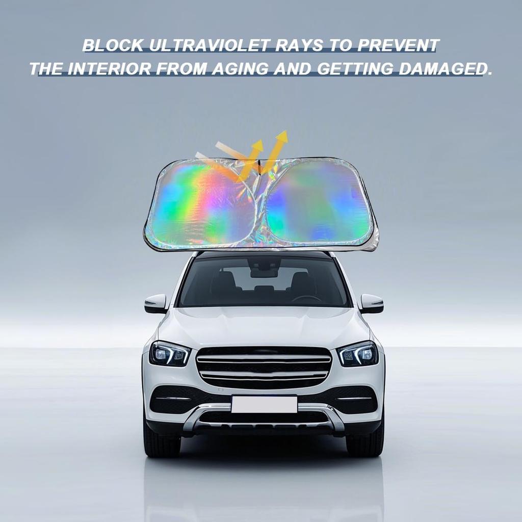 Shade for Car Windshield, Foldable Reflective Front Window 60*95 Mm