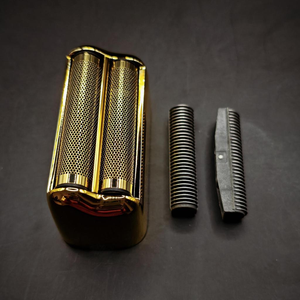 1X Rete Esterna + 2X Lame Sostitutive Prewave Per Babyliss Pro FoilFX02 #FXRF2G FXFS2G FXRF2 Rasoio Parti Dorate