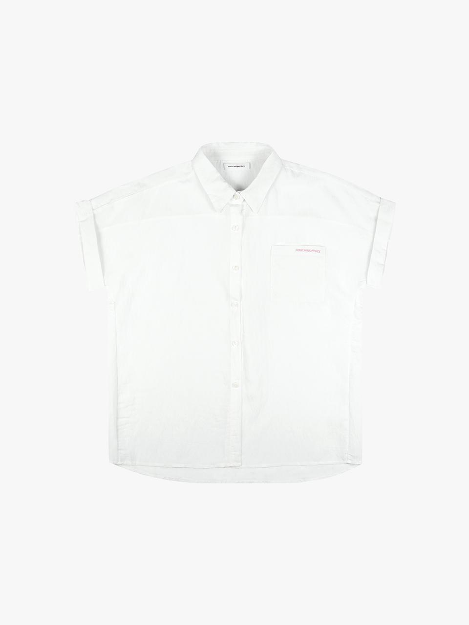 Pink Pineapple Dreamy Half Shirt_White White/Free