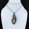 Ruby Fuchsite Gemstone Pendant Copper Wire Wrapped Pendant Handmade Designer Jewelry Rainbow Moonstone Pendant For Gift Copper Wire Jewelry