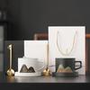Wushiyuan Far Mountain Ceramic Coffee Cup Set with Spoon & Gift Box