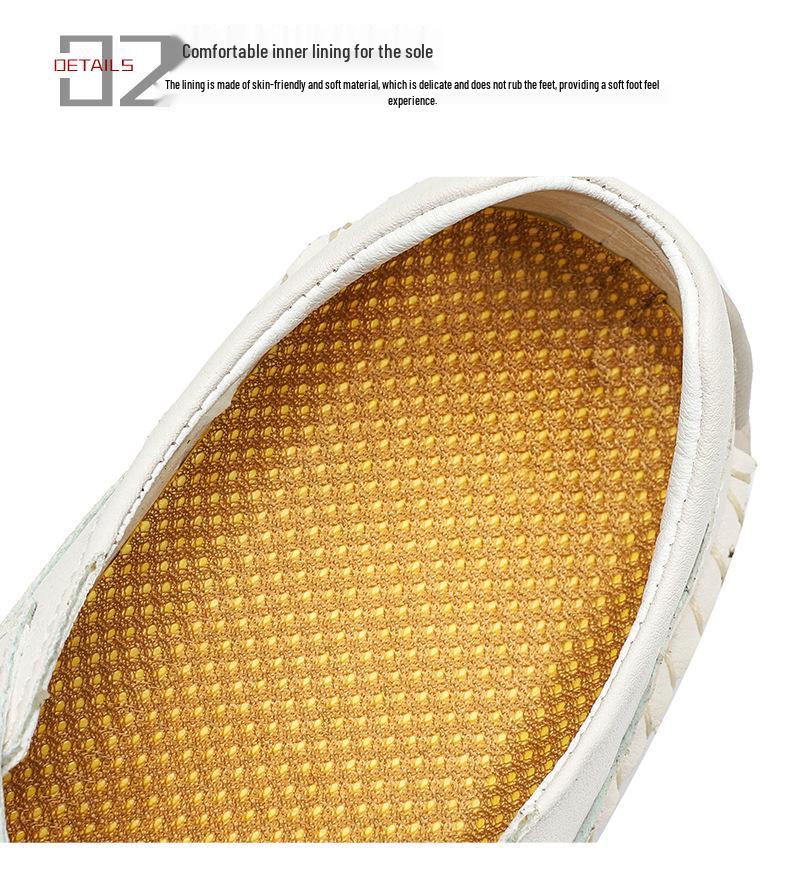 Lichte Dames Zomer Sandalen Anti-slip 2025 - Romeins Plat Geweven, Zachte Zool, Perfect voor Strand en Studenten