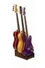 YFFSFDC Holz Gitarrenständer 3-stöckig mit Trennwänden Geeignet für und Bühnengebrauch Ständer, Gitarren, Design, Platzsparend, Stabil,