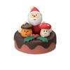 Mushroom Christmas Ornaments Miniature Resin Santa Claus Decoration  Cake Decoration