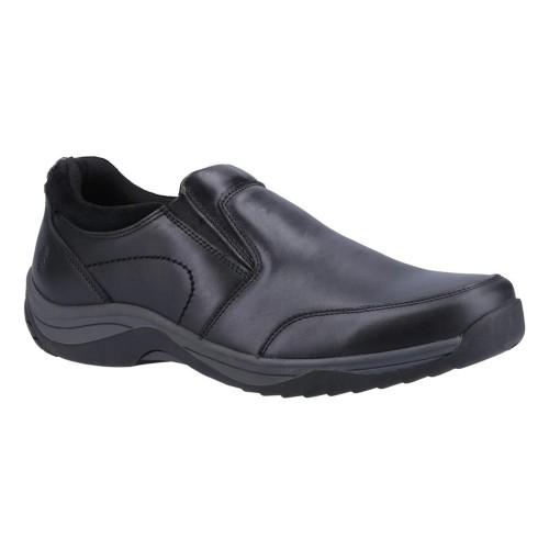 Hush Puppies Mens Donald Leather Slip-on Loafers