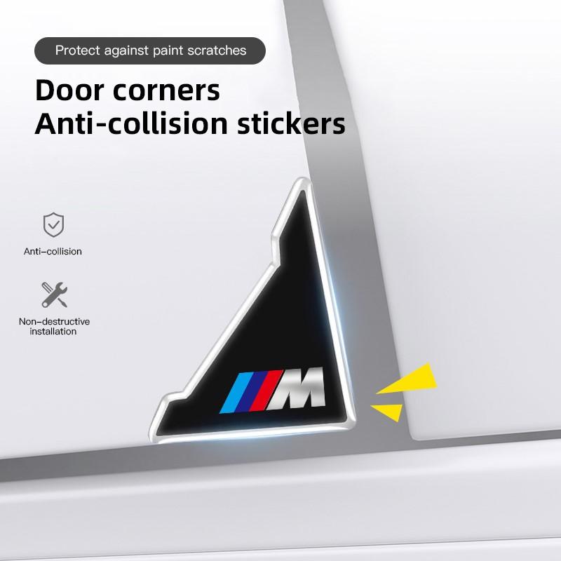 HEQW2 2/4Pcs Silicone Car Door Corner Cover Anti-scratch Stickers For BMW G80 G06 G07 G42 G14 G15 G16 F82 F20 F21 F83 M2 M3 M4 M5 M8