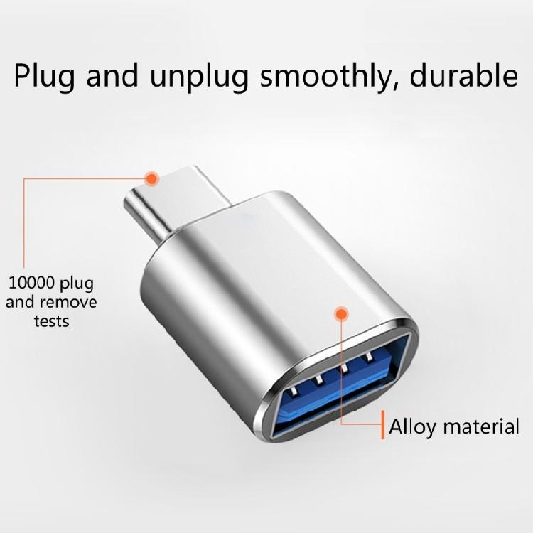 Type C Male To USB 3.0 Female Adapter USB C Male To USB A 3.0 Female Convertor Portable Type C Adapter Easy To Use