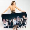 Kpop Band B-Babymonster Beach Towel Colorful Bath Towels For Girl Microfiber Quick Dry Sand Free Beach Yoga Spa Gym Pool