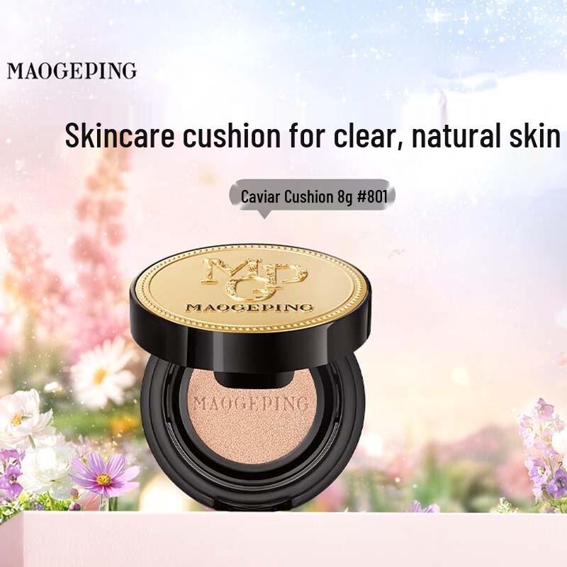 MAOGEPING Роскошный тональный кушон с икрой «Безупречность» SPF30PA+++