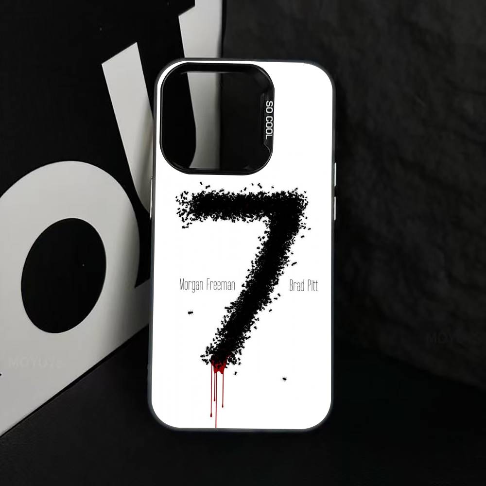 

S-Seven Phone Case For iPhone 17,16,15,14,13,12,11 Plus,Pro Max,XS,Colored Silver Plated Inside Cover iPhone17air