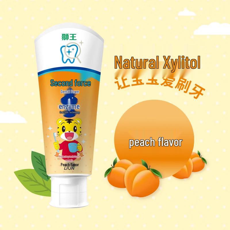 Lion Chijia Qiaohu Kids Enzyme Toothpaste Duo Pack