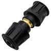 Black High pressure quick connector Plastic Universal High pressure hose adapter Water Pipe Extension Accessories for Karcher