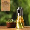Oil Bottle Rangefor Kitchen Leakproof Glass Oil with Dispenser Accessories for Deep Fryer No Oil (200ml Oil Sprayer Bottle)