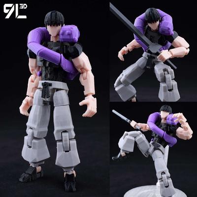 Manichino Portafortuna 13 Stampato 3D Jujutsu Kaisen Fushiguro Toji Anime Giocattoli Multi-Articolati Trasformabili Action Figure Modello Manichino