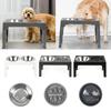 Raised Dog Bowl with Adjustable Stand Elevated Cat Water Bowl Slow Feeding Bowls Food Container for Cat Dogs Small Pet