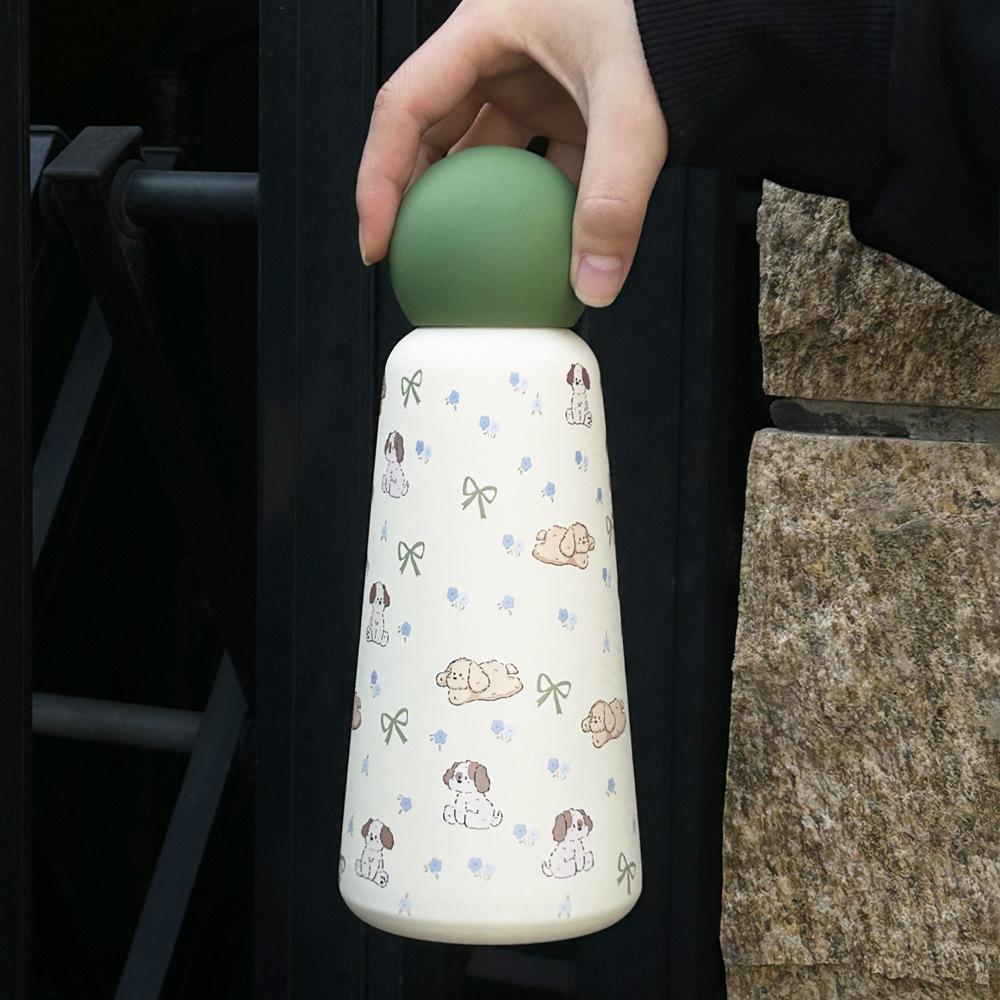 350Ml Stainless Steel 316 Thermos Cup Creative Cute Student Children Portable Outdoor Sports Water Cup