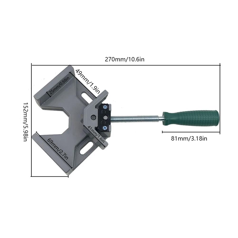 90 Degree Right Angle Clip Clamp Picture Frame Corner Clamp Right Angle Welding Woodworking Clamping Tool Aluminum Corner Clamp
