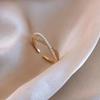 New Korean Exquisite Crystal Flower Fashion Temperament Sweet Versatile Love Opening Female Custom Jewelry