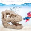 Decor Fish Artificial Tank Aquarium Simulation Dinosaur Skull Shape For Water Plants Decoration