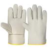 Welding Gloves Top Grain Genuine Cowhide 1 Pair Soft Comfortable Wear Resistant for Gardening Yard Pruning Work