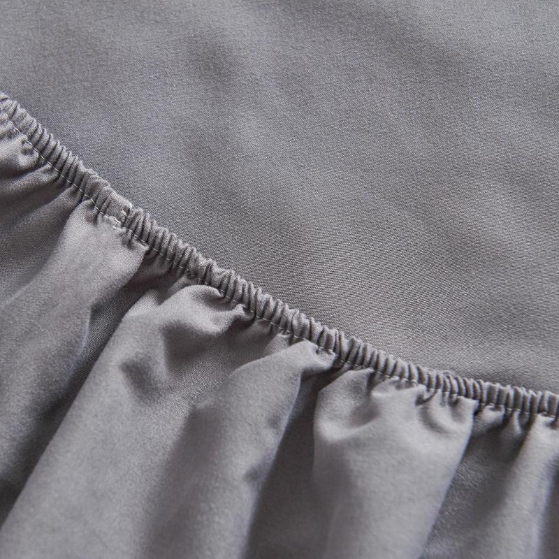 Brushed Cotton Non-slip Fitted Sheet and Mattress Cover for Hotel & Guesthouse Beds