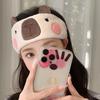Soft and Absorbent Capybara Headband for Daily Skincare and Makeup Removal Soft Plush Furry Hairband