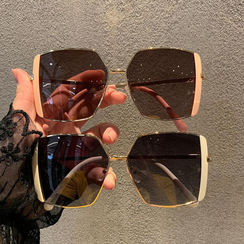 2022 Korean Large Frame Square Sunglasses for Women - Sun Protection & Street Style