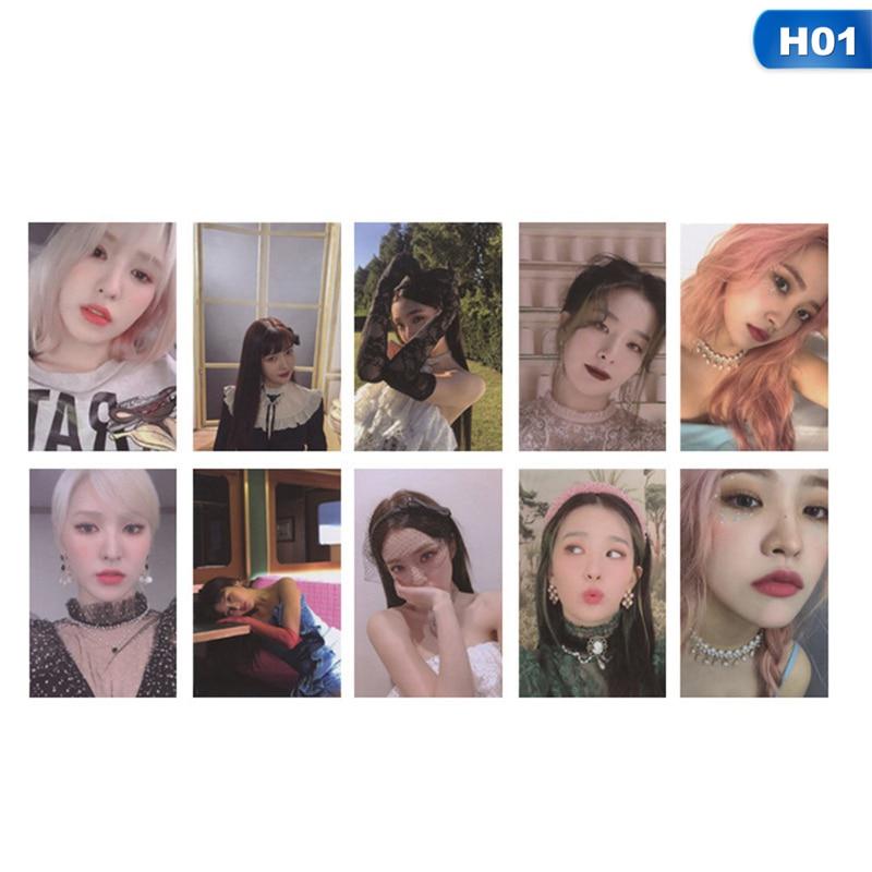 Buy 10Pcs/set KPOP Red Velvet Girls PSYCHO New Album Photo Card