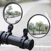 1/2Pcs Rotatable Bicycle Handlebar Rearview Mirror Unbreakable Universal Easy To Install Adjustable Handlebar Mounted Convex Mirror Accessories
