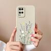 Case For Oppo A54 A54S Candy Painted Flower Cover For Oppo A 54 4G Soft Upgrade Liquid Silicone Full Protection Back Cover Funda