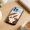 Anime F Phone Case For iPhone 17 16 15 14 13 12 Max Plus Silicone Black Cover