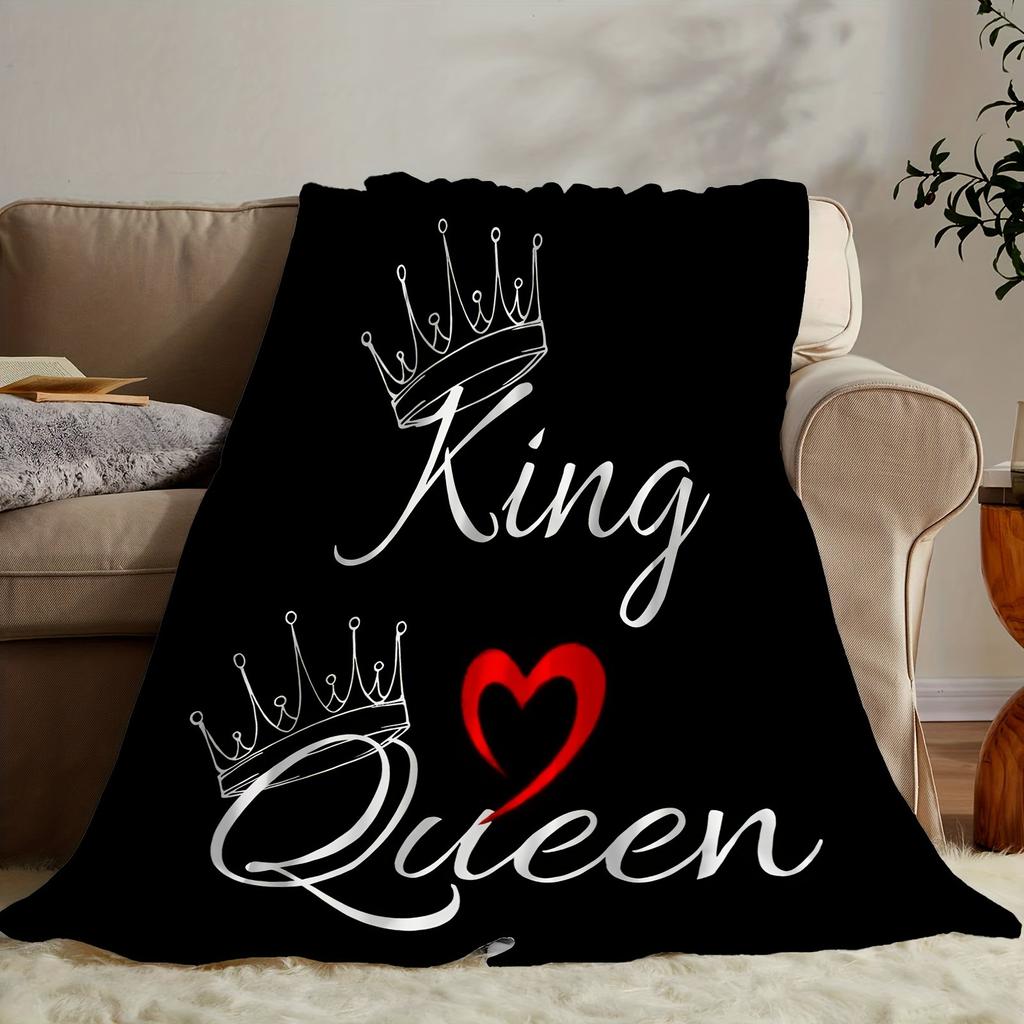 Black and red combination color digital-printed polyester velvet flannel cover blanket Fleece soft sofa cover blankets for beds