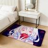 anime S-So I'm a Spider, So What Floor Mat Flannel Door Mat Non-Slip Absorbent Washable Indoor Home Rug