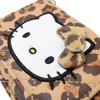 Sun Art Hello Kitty Tail Fur Mini Wallet Shoulder Bag Brown KT-5122-BR