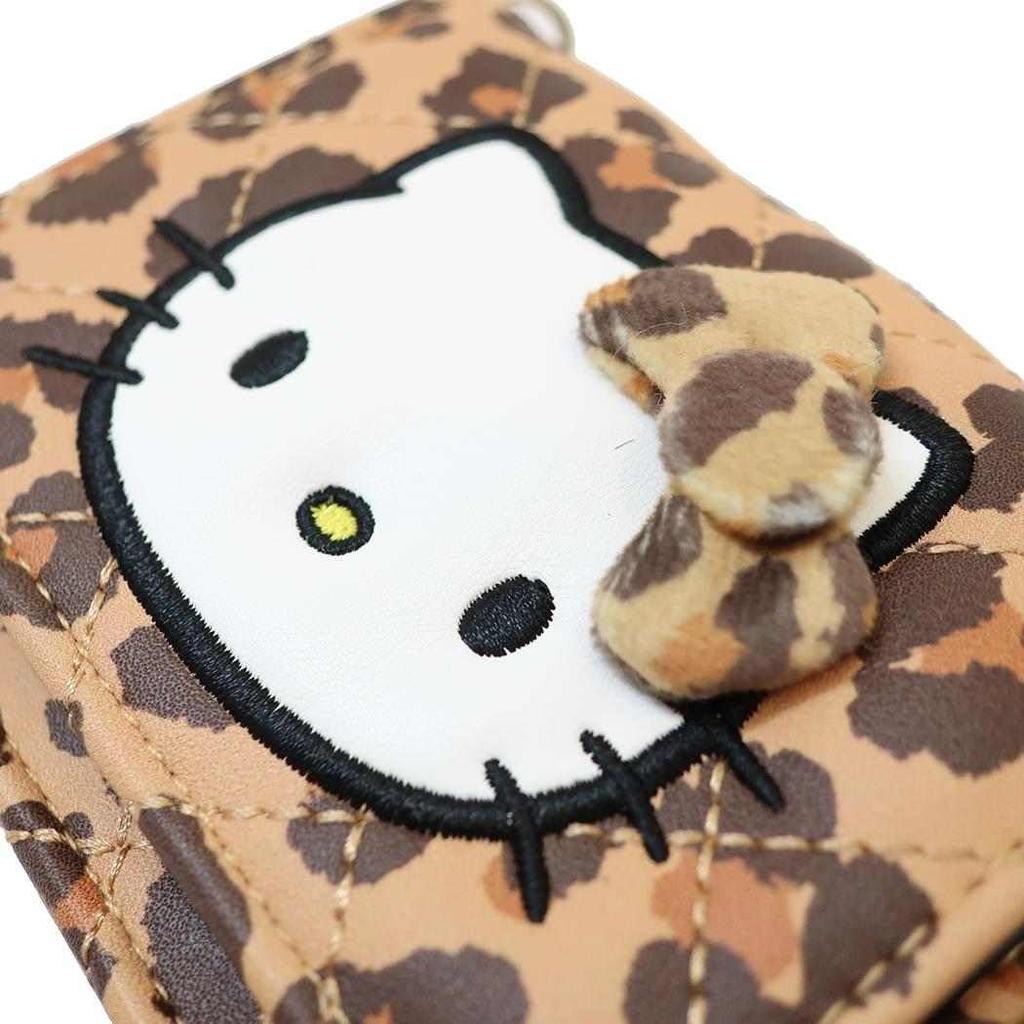 Sun Art Hello Kitty Tail Fur Mini Wallet Shoulder Bag Brown KT-5122-BR