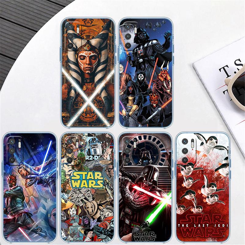 Star Wars Series Transparent Phone Case for Motorola Moto G40 G04 G05 One Ace Action  Fusion + Plus Hyper Macro Vision Zoom